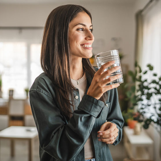 Woman Drinking Water
